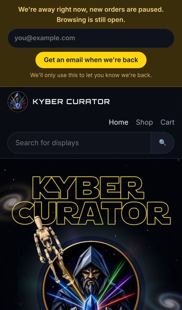Home page on a phone (phone)
